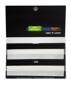 Gizeh Black Fine 100% Flachs/Hanf