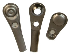 Metall Purpfeife mit Schiebedeckel Gunmetall