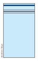 Tütchen 40x60 blau