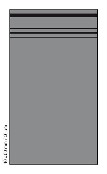 Tütchen 40x60 schwarz