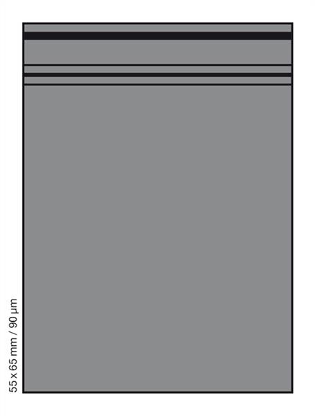 Tütchen 55x65 schwarz