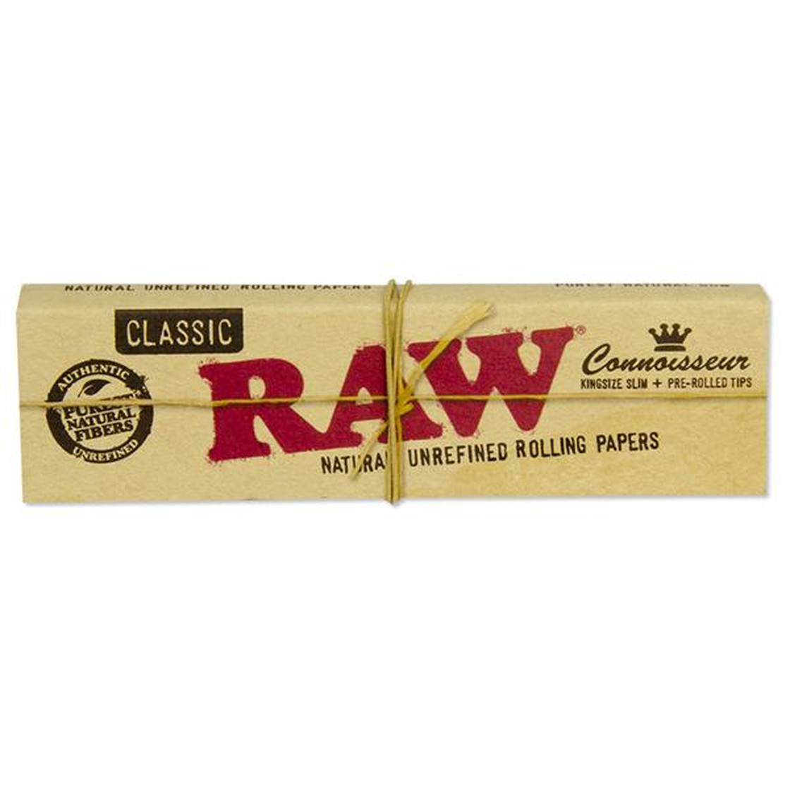 RAW 24 x 32 Blatt Filter Tips King Size Classic Connoisseur Paper Blättchen 