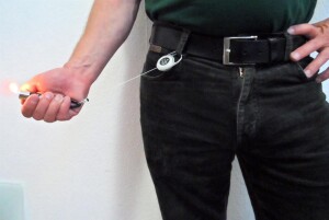 Lighter Leash blau