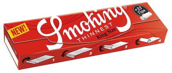 Smoking thinnest King Size+Filtertips