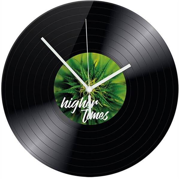 Wanduhr "Higher Times - Vinyl"