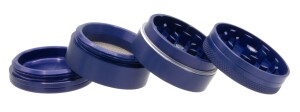 4-part Alugrinder klein - blau