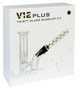 Airistech "Twisty Glass Blunt Pipe V12" Bubbler Kit