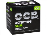 50 OCB ActivTips SLIM Aktivkohlefilter
