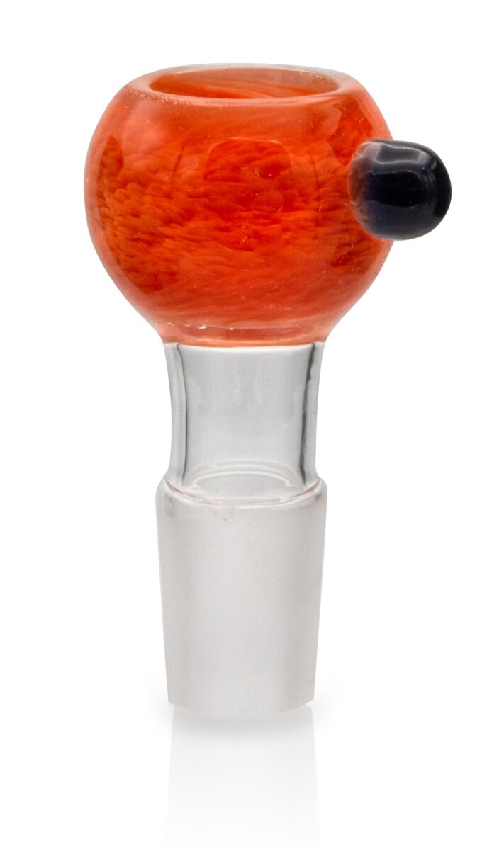 Glas Steckkopf Orange