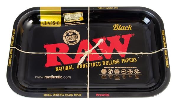 "RAW BLACK" Drehtablett Small