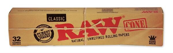 32 RAW King Size Papercones