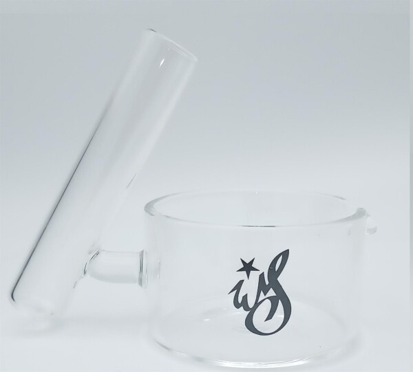 WeedStar Cockle Glasgefäß mit Rohr