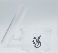 WeedStar Cockle Glasgefäß mit Rohr