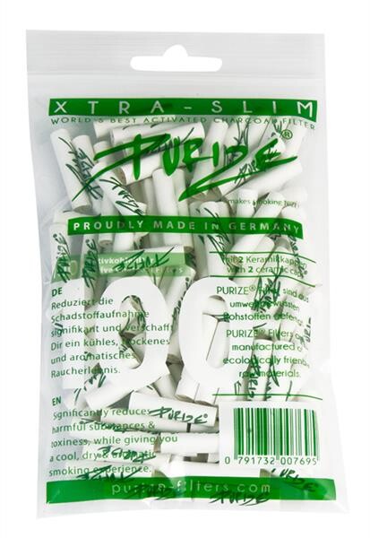 100 Purize XTRA Slim Aktivkohlefilter
