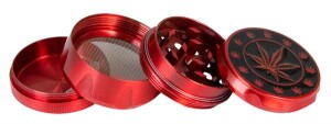 Alu Grinder "Weed Leaf"