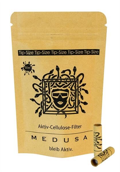 50 Medusa Aktiv-Cellulose-Filter Aktivkohlefilter