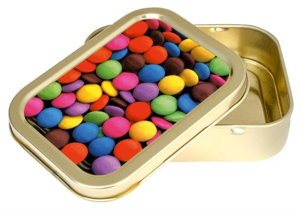 Metalldose "Smarties"
