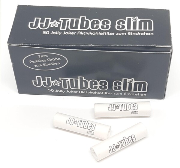 50 JJ Tubes Slim Aktivkohlefilter