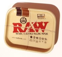 RAW BUTTON MINIATURE ROLLING TRAY pin