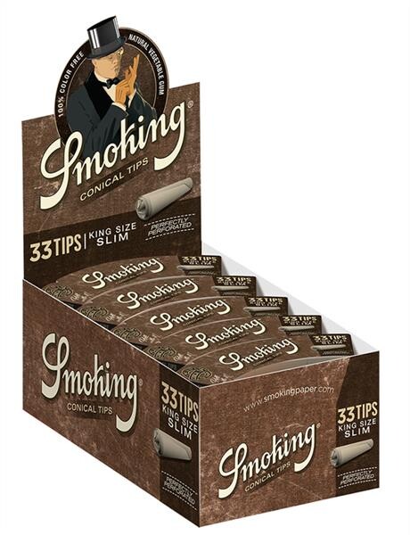 Smoking Brown Conical Tips