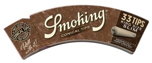 Smoking Brown Conical Tips