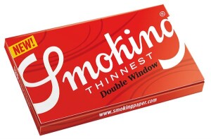 Smoking Red THINNEST Double Window Regular Papier