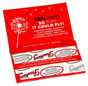Smoking Red THINNEST Double Window Regular Papier