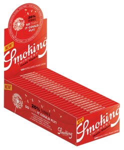 Smoking Red THINNEST Double Window Regular Papier