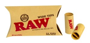 RAW WIDE PREROLLED Filtertips