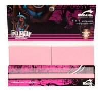 SNAIL Coloured King Size Slim Papers+Tips Pink