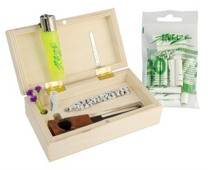 Purize Bruyére Pfeife - transparent Edition Set in Box