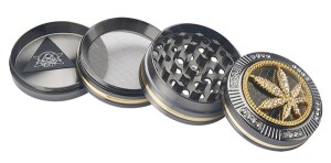 Champ High "Bling Bling LEAF" Grinder