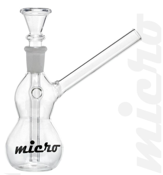 Micro Glass Bong 14 cm
