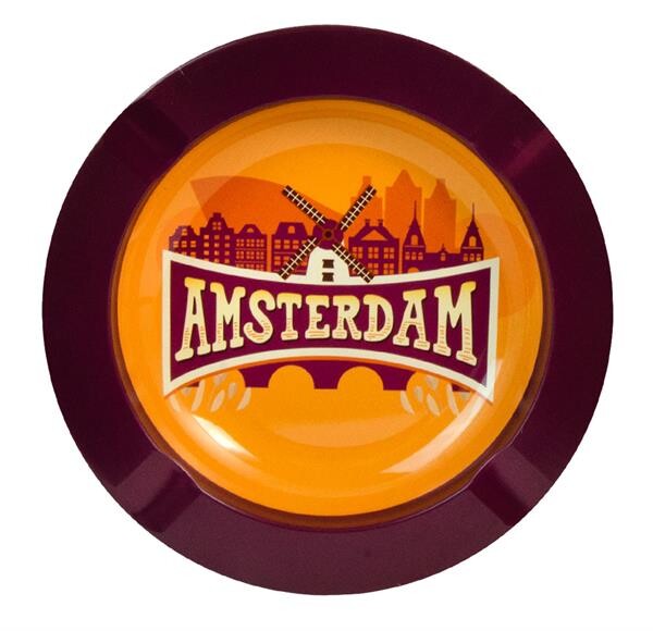 "Amsterdam" Metall Aschenbecher