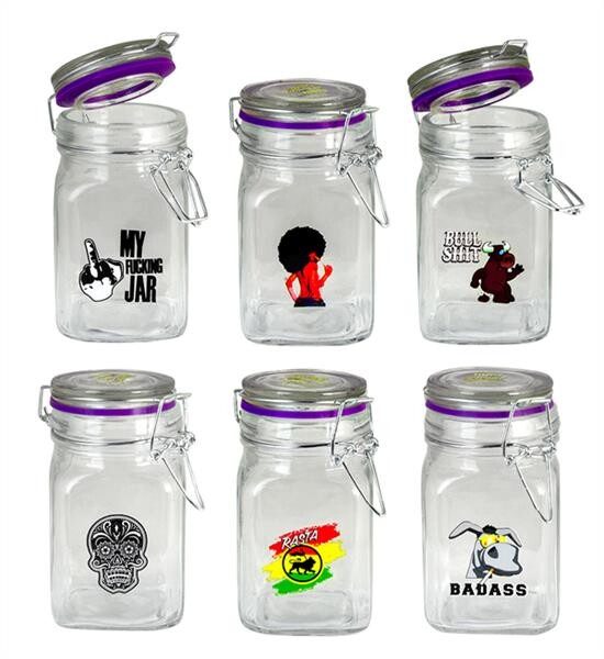 Juicy Jar Glas LARGE 280ml Skull