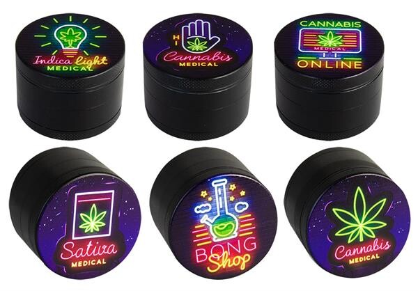 Metall Grinder "NEON SIGN"