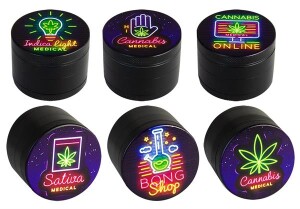 Metall Grinder "NEON SIGN"