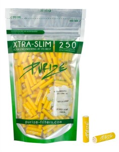 250 Purize GELB XTRA SLIM Aktivkohlefilter