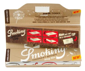 Smoking Brown Thinnest Papers & Tips