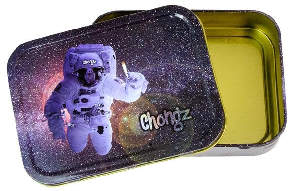 Große Metalldose "Spacedman"