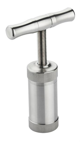 Pollenpresse Edelstahl mit Drehgriff