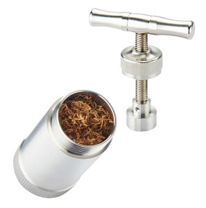 Pollenpresse Edelstahl mit Drehgriff