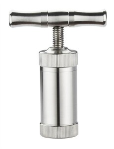 Pollenpresse Edelstahl mit Drehgriff