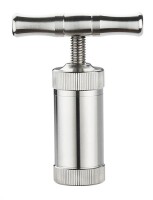 Pollenpresse Edelstahl mit Drehgriff