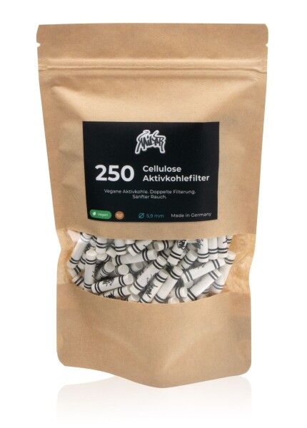 KAILAR Aktivkohlefilter Slim Size 250 Stück