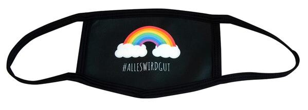 Mund - Gesichtsmaske "#Alleswirdgut"