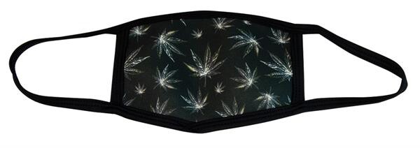 Mund- Gesichtsmaske "Golden Hemp Pattern"