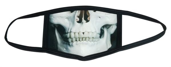 Mund- Gesichtsmaske "Skelett"