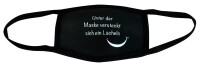 Mund- Gesichtsmaske "Verstecktes Lächeln"