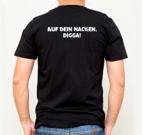 T-Shirt "Auf dein Nacken",schwarz